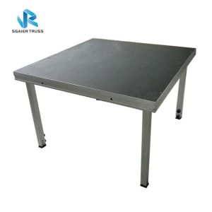 1.22 * 2.44m Disco Backdrops Stage Equipment With Round Leg Custom Shape