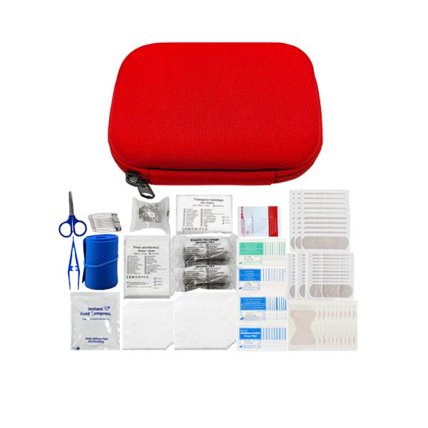 Outdoor Survival Kit Pieces EVA First Aid Kit Packed with Hospital Grade Medical