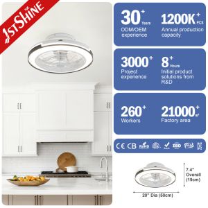Support Dimmer Yes 1stshine LED Ceiling Fan White for Easy Installation in