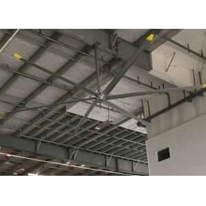 1.5kw PMSM Motor Al Mg Alloy Giant Ceiling Fans 380AC For Indoor Sports Space