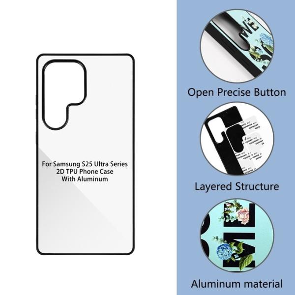 2D TPU Blank Sublimation Mobile Phone Case For Samsung Galaxy S25