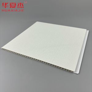 White Baseplate With Silver Metallic Pattern Pvc Wall Panel Ceiling Decor Pvc