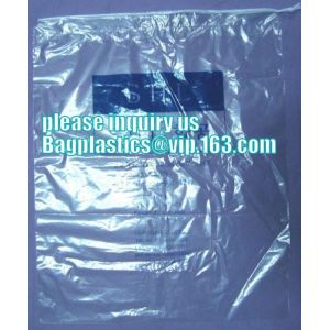 biodegradable Customized Poly Plastic Drawstring Hotel Laundry Bag, Hotel