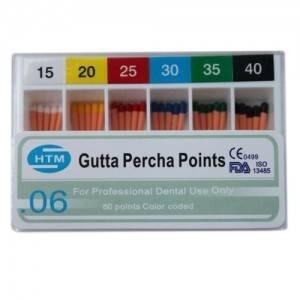 Quality Dental Disposable Gutta Percha Points T0.04T0.06 Greater Taper for sale