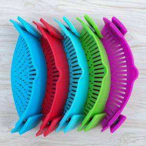 OEM Foldable Silicone Kitchen Colander Strainer