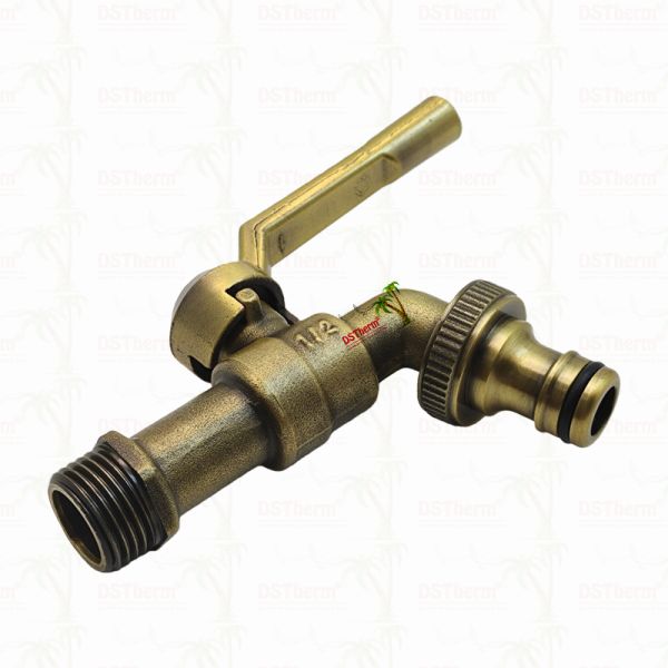 Bronze Heavy Duty Classic Aluminum Handle Bibcocks Spigot Valve Water Tap Water Spout Faucet