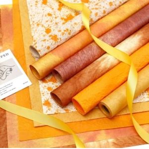 Partysu Specialty Paper Packaging for Sunset Golden Autumn Orange Partysu DIY