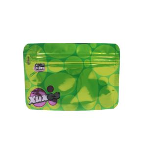 Customized 14g Holographic Zipper Pouch Gravure Printing