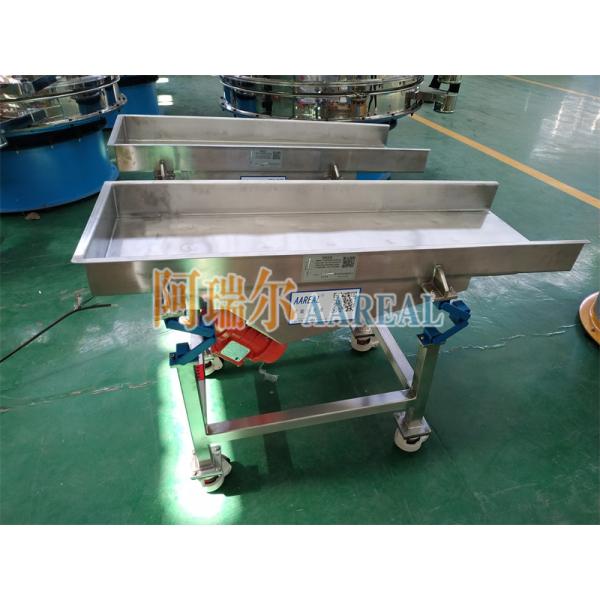Portable Small Size Food Grade Stainless Steel Vibratory Feeder with New Shaker Conveyor Suspension