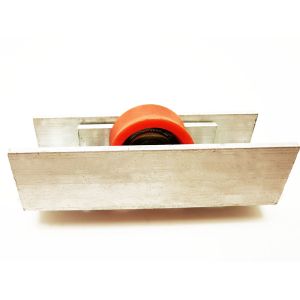 Aluminum Sliding Window Roller 1.0mm Thick Adjustable Nylon Wheel