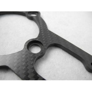 Customized CNC Machining Carbon Fiber Chassis Countersink OEM / ODM