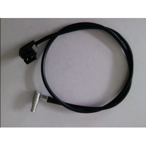 Lemo FHG 4pin right angle R shaped to D-tap power cable for Red Epic & Scarlet