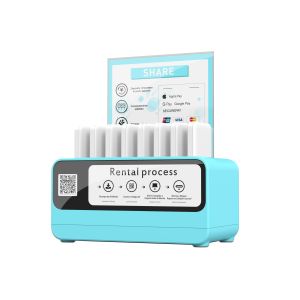 5000mah 8pcs Shared Power Banks E1008 Scan QR To Rent