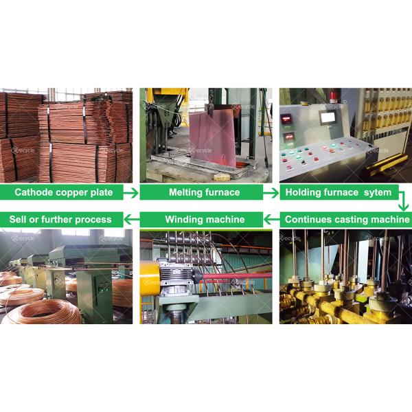 Automatic Copper Aluminum Rod Upward Continuous Casting Machine