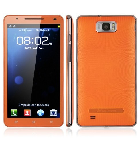 6" smart phone MTK6589 Quad core CPU 960*540mpx, 512MB 4GB ROM---N9776