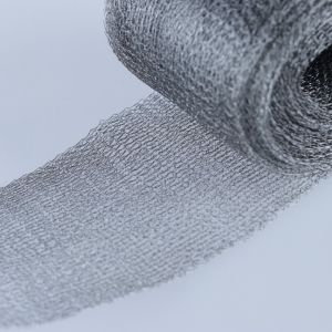 0.11mm - 0.15mm Knitted Wire Mesh Tape Acid / Alkali Resistance For Cable