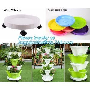Green Garden Sacks Strawberry Hydroponic Vertical Farming Planter Pots Nursery