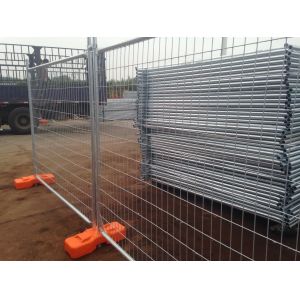 OD 48 post temp fencing for sale 2100mm x 2400mm width mesh opening ：60mm x