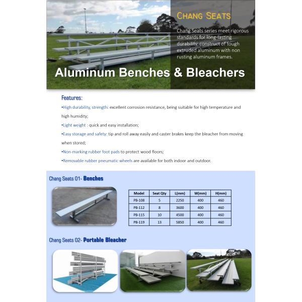 Football Sports Grandstand Aluminum Stadium Layer Bleachers Seating