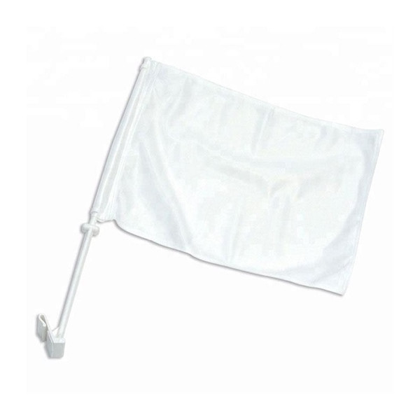 Buy Plain Polyester Sublimation Blank Car Flags 30*45cm Custom Printed at wholesale prices