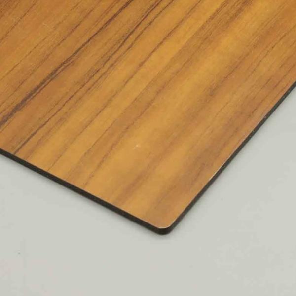 Buy 3D American Walnut Wood Grain Aluminium Aluminum Wood Texture ACP Composite Panel Alum Composite Panel For Exterior And Interior Wall at wholesale prices
