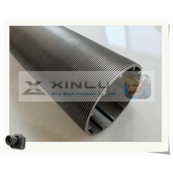 φ33 Aisi 316l Perfect Round Johnson Wire Wrap Screen Tube Strainer Pipe Slot 50micron For Industrial Filtration