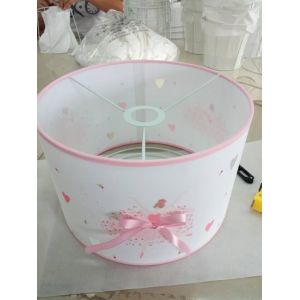 Fairy Kids Bedroom Lampshades Drum Fairy Light Shade 2 Layer