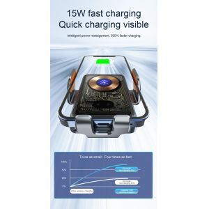 Qi-compatible Fast Charge Wireless Charging Pad - Output 5V/1A