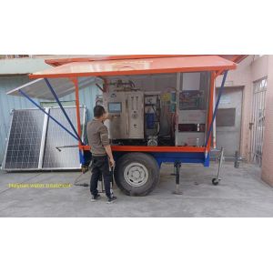 Solar Powered Water Purifier Machine Seawater To Drinking Water Machine