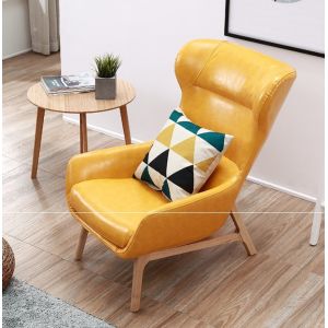 Modern Fabric Leather Leisure Chair Designer Living Room Confoetable highback