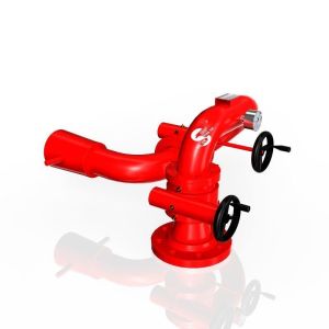 Marine and land PS10/30W Rated Working Pressure 1.0MPa Fire Water Monitor Cannon