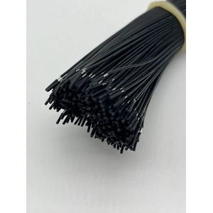 2.54mm Pitch 4 Pin Dupont Cable Assembly UL1007 24awg Black Customized Length