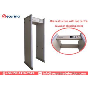 45 Zones Full Body Scanner , Industrial Door Frame Metal Detector 7 Inch LCD