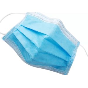 Meltblown 3Ply Non Woven Face Mask With Earloops 50pcs / Bag