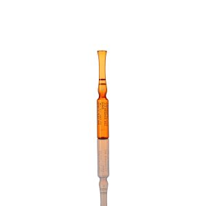 clear amber borosilicate glass ampoule medical cosmetic use