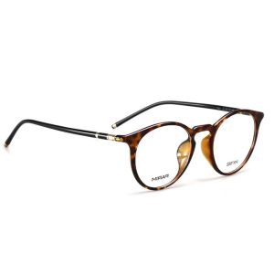 Classical Big Round Eye Plastic Eyeglass Frames , Designer Eyeglass Frames