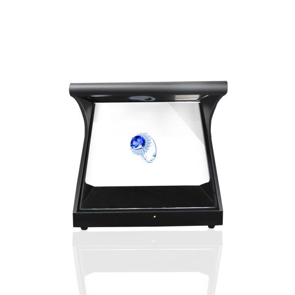Tempered Glass Optic Hologram Pyramid Display , Indoor Hologram Projection