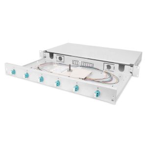 FTTH 6 To 12 Core Fiber Optic Patch Panel With 6 Simplex Or Duplex Adapters