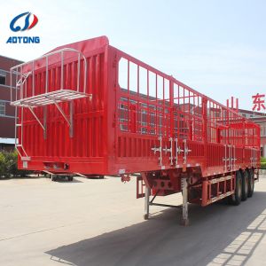 Fence Semi Trailer with Mechanical or Air Suspension 12R22.5 Tyres