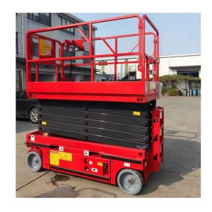 Quality 6m 8m Electric Movable Scissor Lift Hydraulic Mobile Electric Scissor Lift Aerial Work Platform Manned Lift for sale