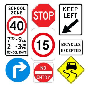 High Visibility Customized Road Sign Aluminum Traffic Sign Board