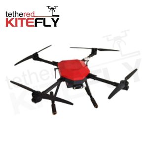 Lightweight Tethered Unmanned Aerial Vehicle 5kg Load Wide Areas Coverage J5