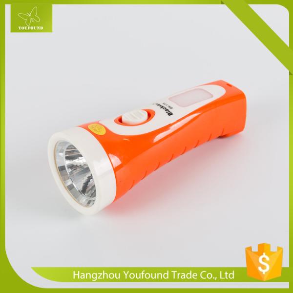 Buy BN-175 Home Emergency Lighting Rechargeable Torch LED Flashlight with Side Lamp Torchlight at wholesale prices