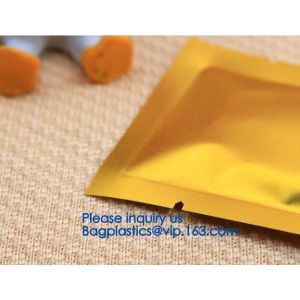 aluminum foil vacuum metalized bag/nylon retort pouch for frozen food with tear