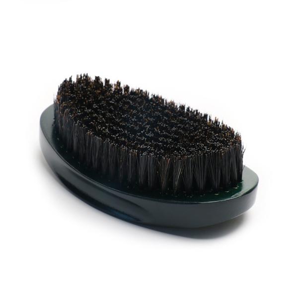 Wooden Handle Custom 360 Curved Wave Brush For Boar Bristle Men'S Hair Styling