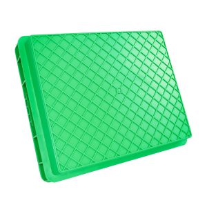 Customized Volume Stackable Vented Plastic Crates for Bread Storage in Solid Box