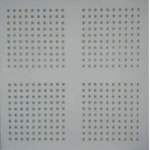 Perforated suspended Plaster Gypsum Ceiling Board Calcium Silicate Composite