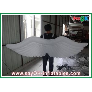 China White Inflatable Wing With Led Lighting 1m / 1.5m Customized on sale