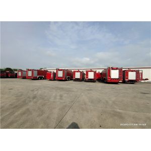 Welding Q235A 213KW 6500 Liters Tanker Capcity Water Tanker Fire Trucks