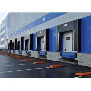 High Durability Loading Dock Shelters And Fixed Galvanized Steel Liner